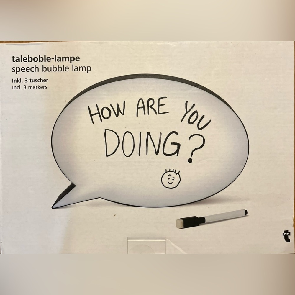 Speech Bubble Lamp